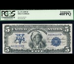 Fr. 271 1899 $5 Silver Certificate Chief PCGS 40PPQ